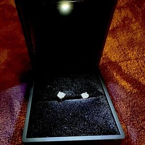 New diamond stud earrings